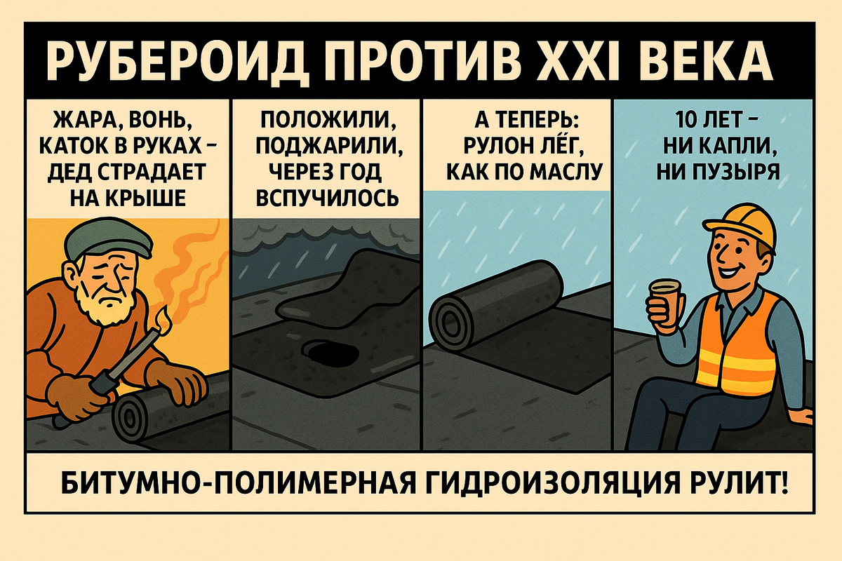 рубероид против еврорубероида