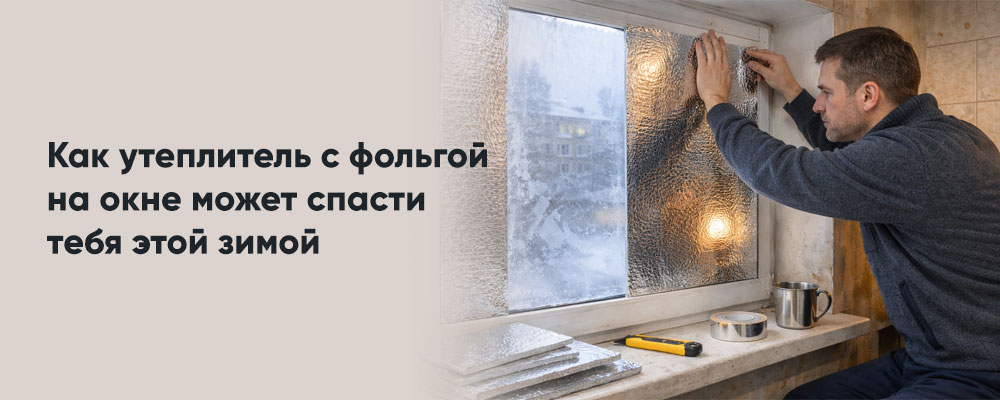 Минус на улице — не повод мёрзнуть: как утеплить окна фольгой изнутри фото