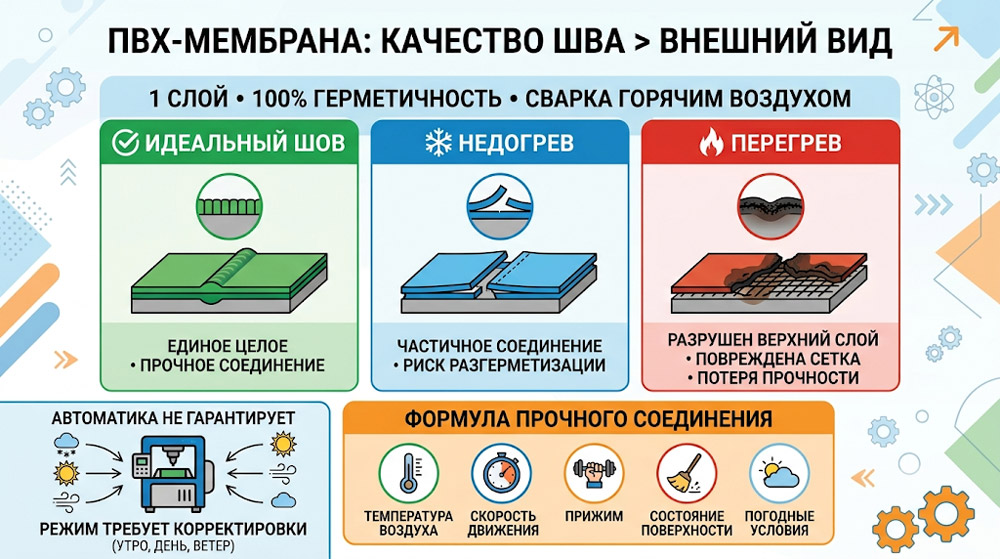 Как выглядит качественный сварной шов фото