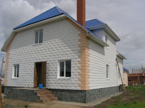 дом из пеноблоков