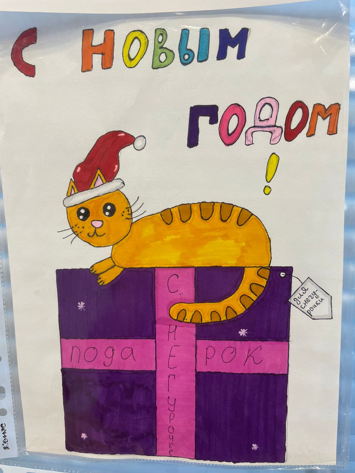 новогодний кот