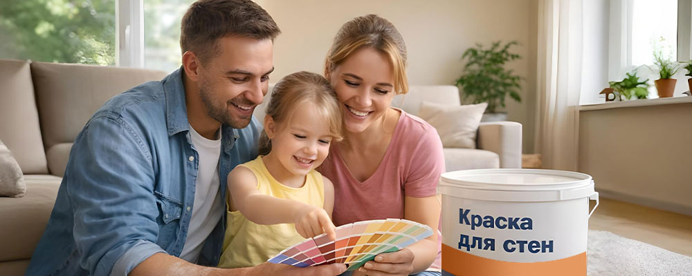 Какие краски для стен вы найдёте в каталоге фото