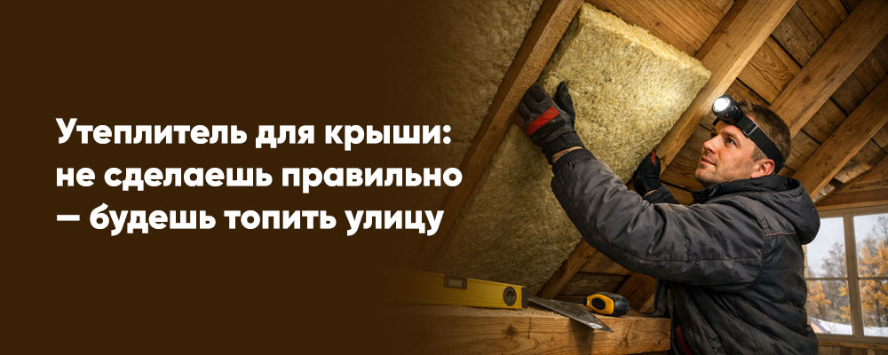 Какой утеплитель выбрать для мансардной крыши?
