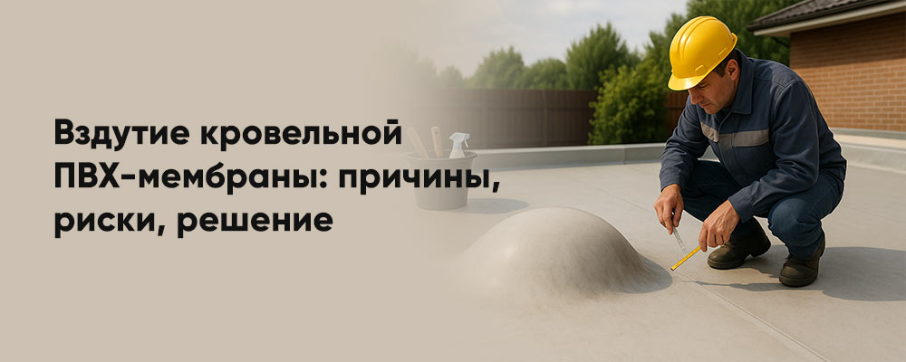 ПВХ-мембрана: пузыри и хлопки — причины и способы устранения без полной замены фото