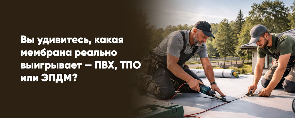 ПВХ, ТПО и ЭПДМ: сравнение кровельных мембран для точного выбора фото