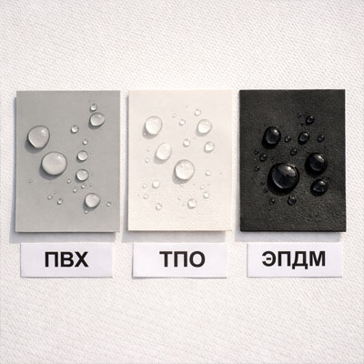 Коротко: в чём принципиальная разница между ПВХ, ТПО и ЭПДМ фото