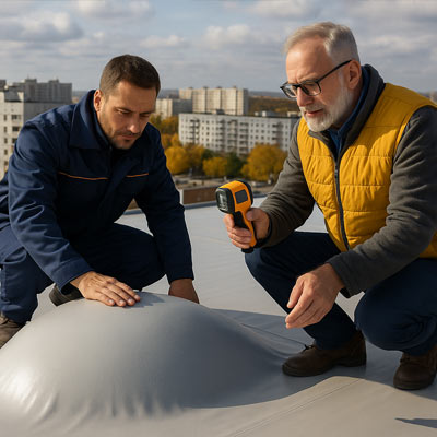 1. Влага в основании – главный виновник пузырей фото