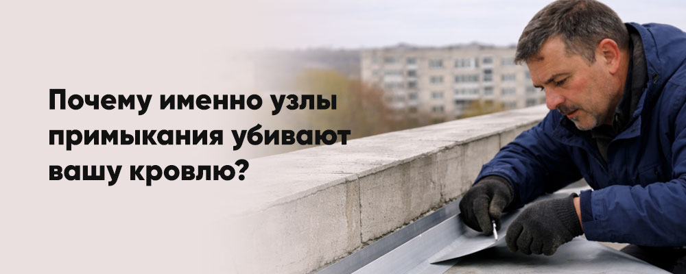 Узлы примыкания ПВХ-мембраны: как решить источник 80% проблем с кровлей фото