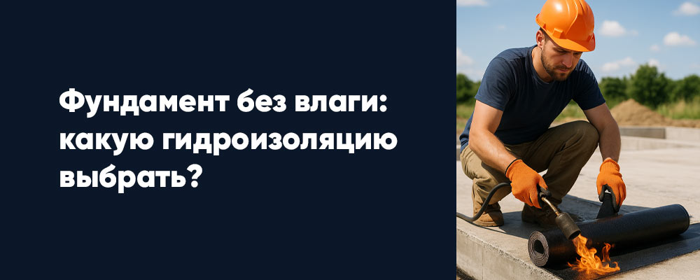 Как выбрать гидроизоляцию для фундамента и цоколя фото