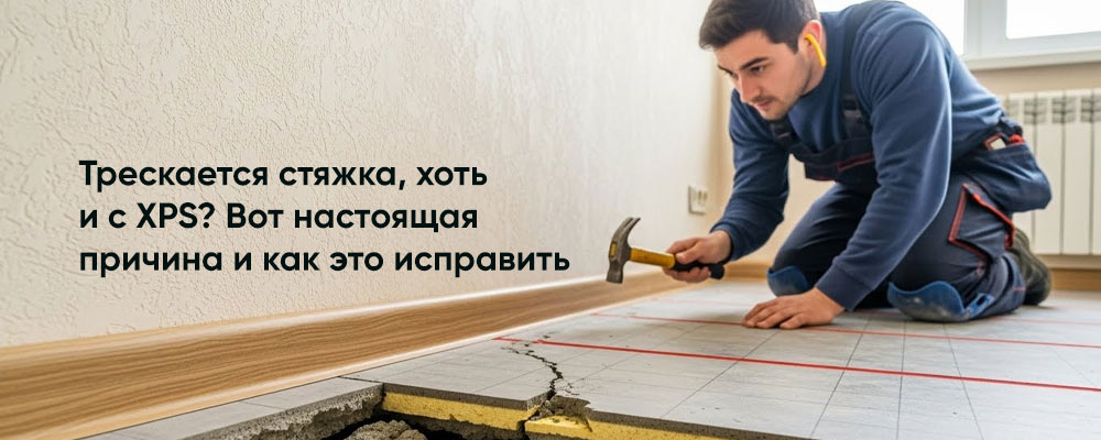 Почему трескается пол даже с XPS под стяжкой? Разбираем реальные причины, без мифов