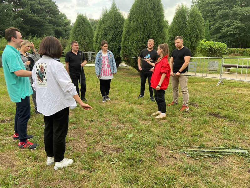 восхитительный тимбилдинг на природе