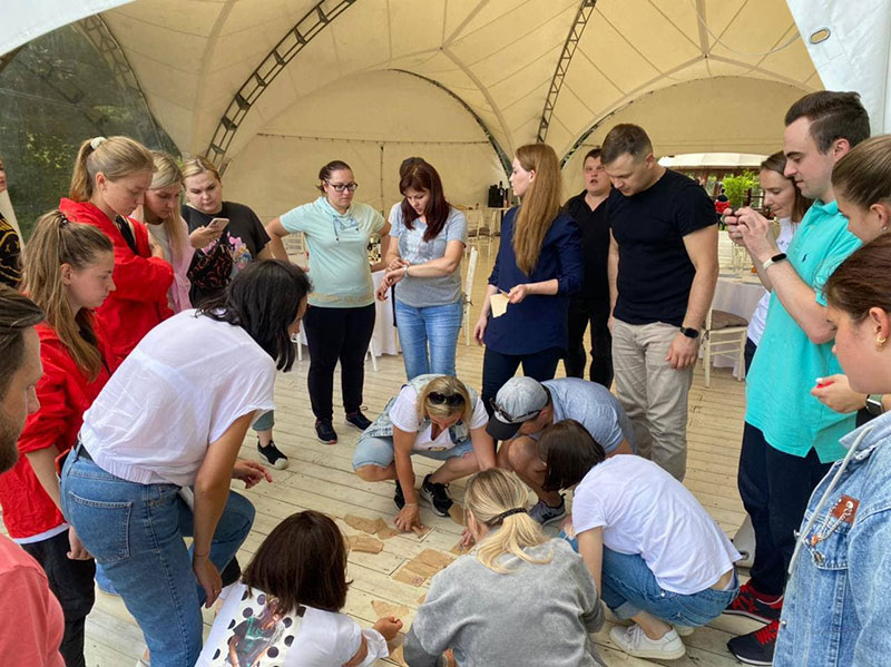 восхитительный тимбилдинг на природе