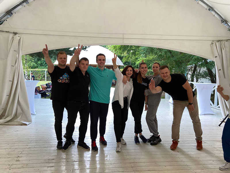 восхитительный тимбилдинг на природе