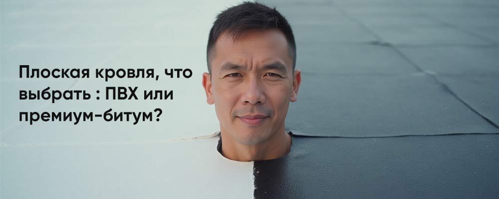 Плоская кровля для гаража, загородного дома, склада или супермаркета: ПВХ или премиум-битум? фото