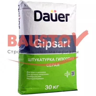 Штукатурка гипсовая Daüer GIPSART / ГИПСАРТ серая в Москве и области по ...