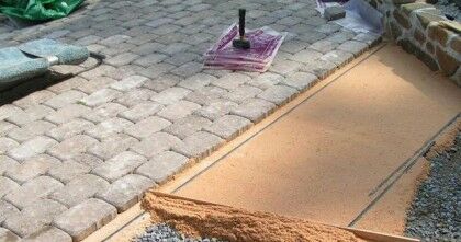 укладка тротуарной плитки
