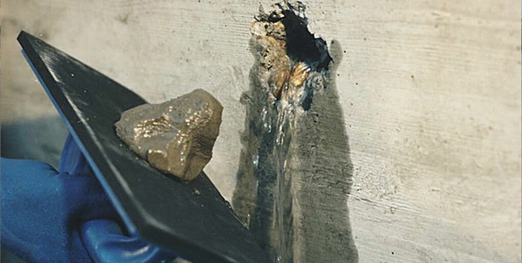 гидропломба для заделки течей в бетоне