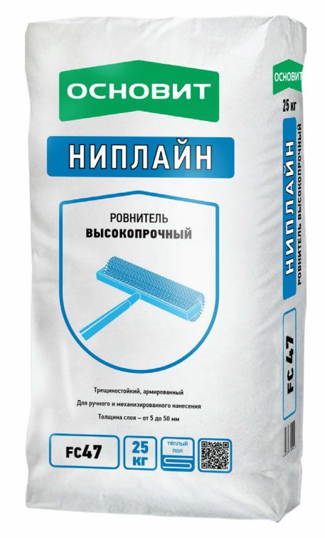 подробно Высокопрочный ровнитель Основит Ниплайн FC 47