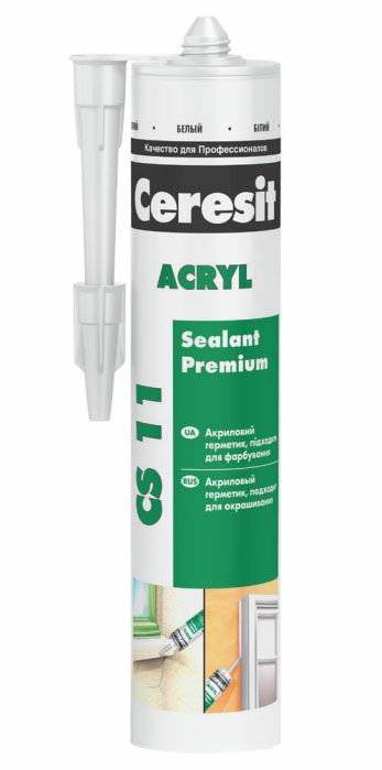 подробно Акриловый герметик Ceresit CS 11