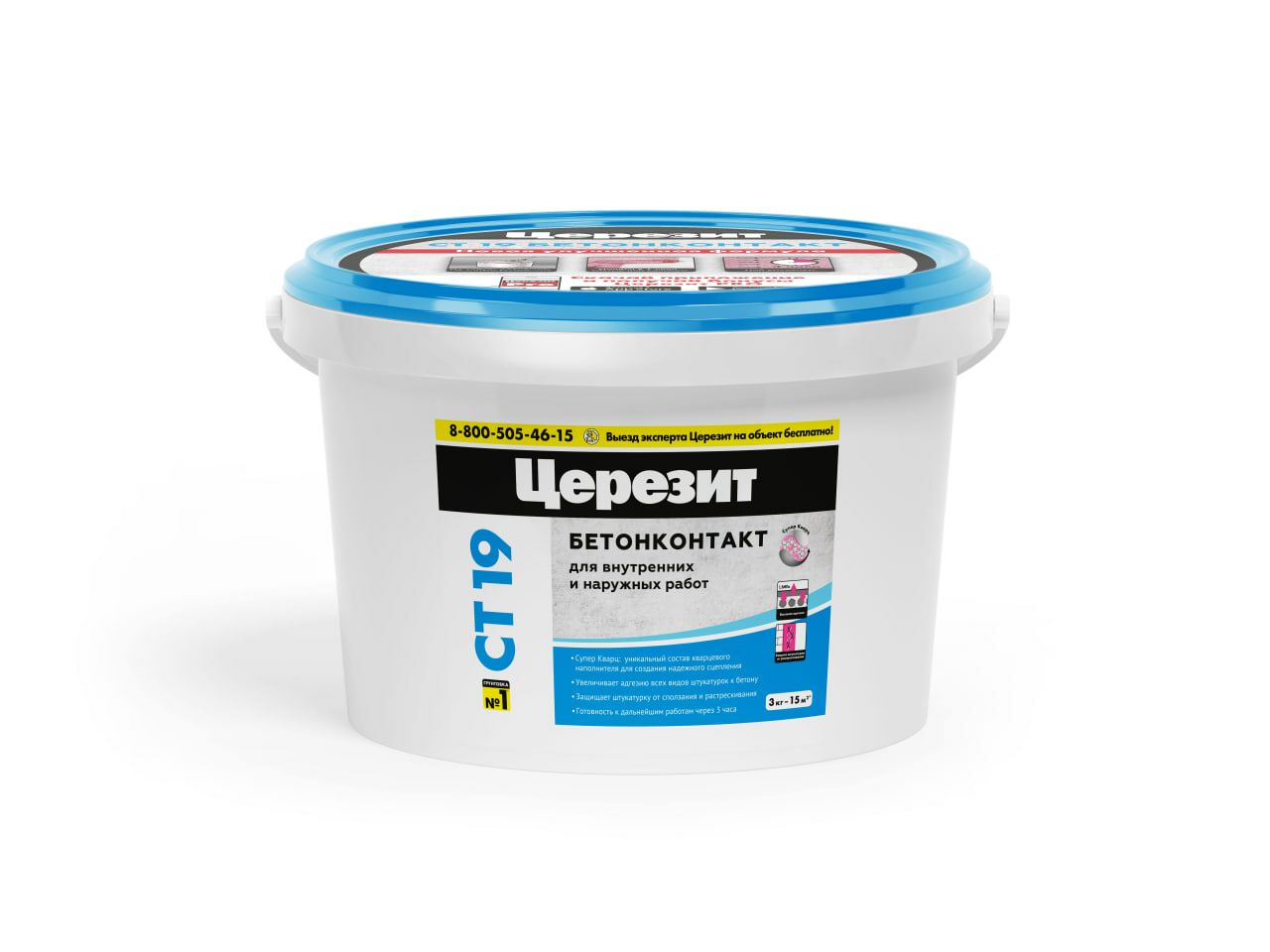 подробно Бетонконтакт Ceresit CT 19 / CT 19 Зима