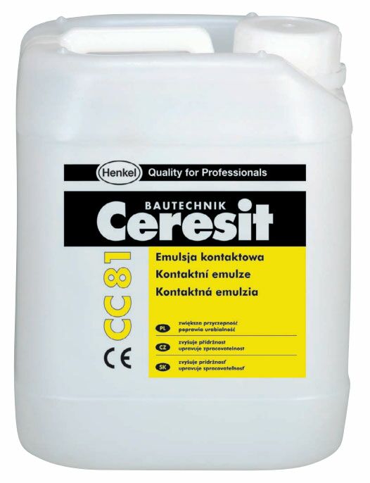 подробно Адгезионная добавка Ceresit СС 81 для цементных растворов и бетонов