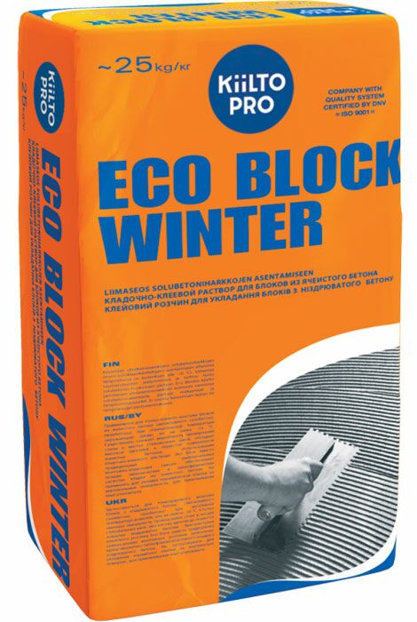 подробно Клей Kiilto Eco Block Winter