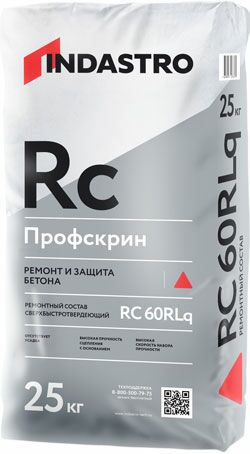 подробно Профскрин RC60 RLq Сверхбыстротвердеющий высокопрочный безусадочный ремонтный состав  наливного типа