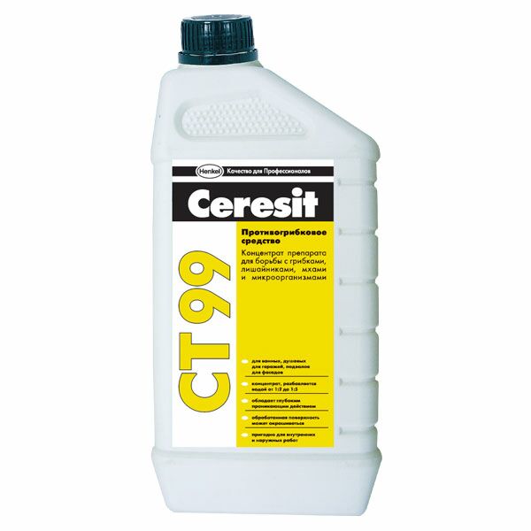 подробно Противогрибковое средство (концентрат для защиты от биокоррозии) Ceresit CT 99