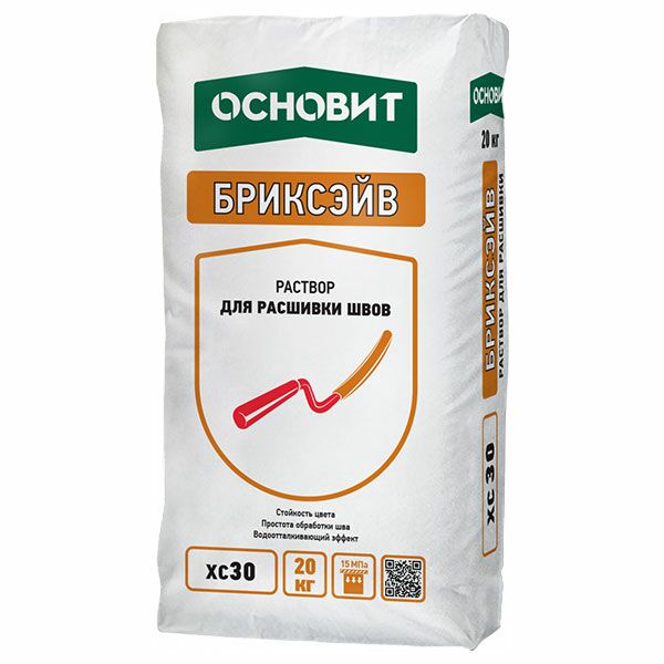 подробно Раствор цветной для расшивки швов Основит Бриксэйв XC 30