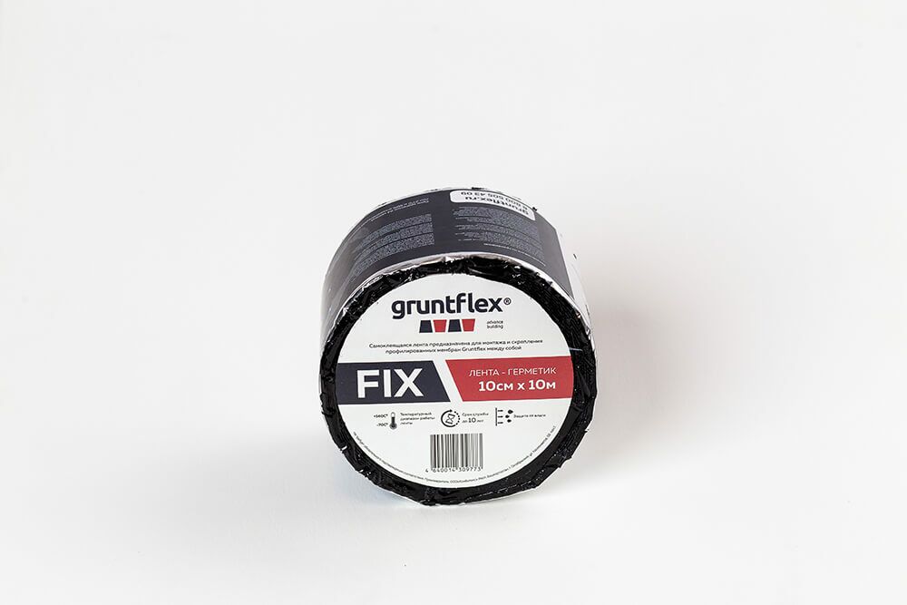 картинка Лента самоклеящаяся Gruntflex FIX односторонняя 10x10