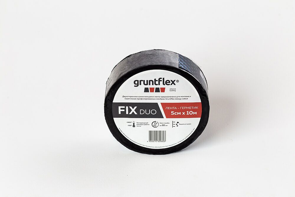 картинка Лента самоклеящаяся Gruntflex FIX DUO