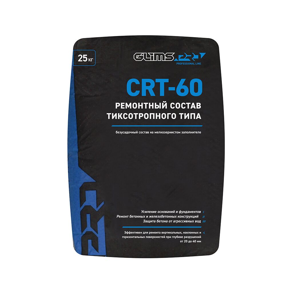 подробно Ремонтная смесь GLIMS®PRO CRT-60 безусадочная тиксотропного типа