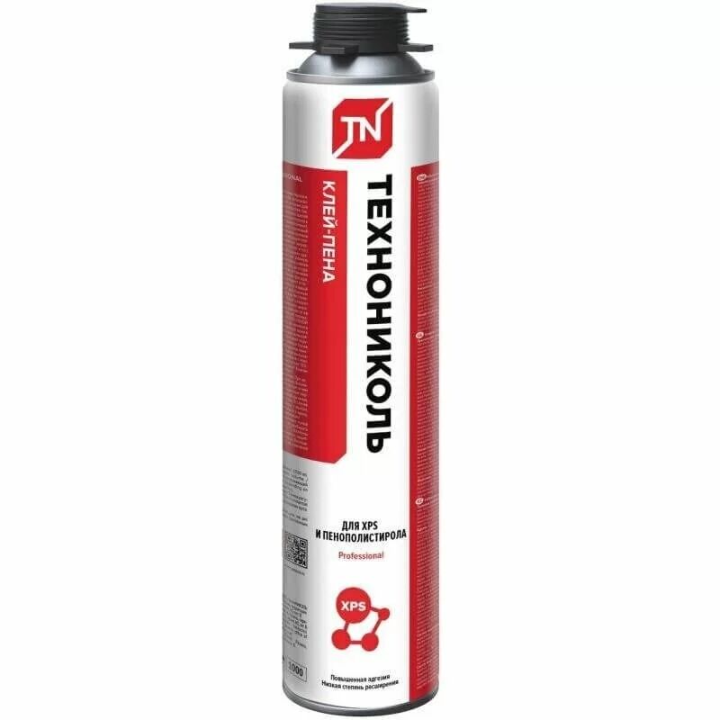 подробно Клей-пена ТЕХНОНИКОЛЬ PROFESSIONAL для пенополистирола