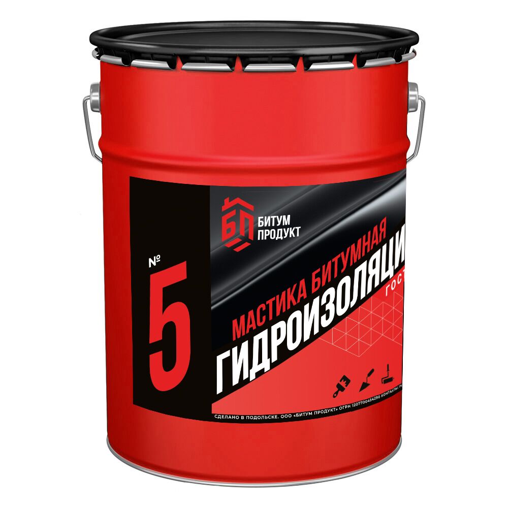 картинка Мастика битумная гидроизоляционная
