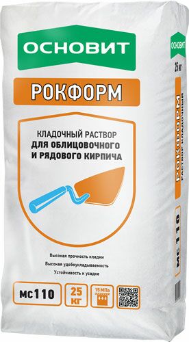 подробно Кладочный раствор Основит Рокформ МС 110