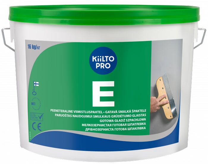 подробно Готовая шпатлёвка Kiilto E