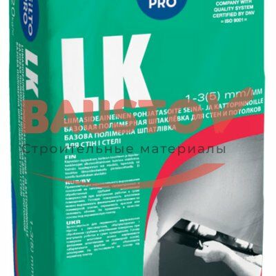 Шпатлевка Kiilto LK подробно