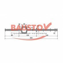 картинка Гидрошпонка Аквастоп ДВС-300/30 ПВХ