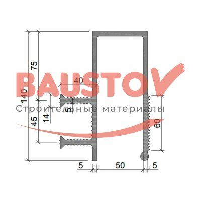 детальное изображения Гидрошпонка Аквастоп ДЗС-140/50-2/40 ПВХ