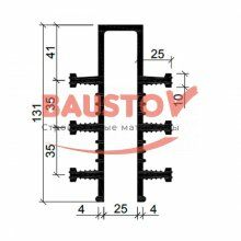 картинка Гидрошпонка Аквастоп ДЗ-130/25-6/25 из EPDM