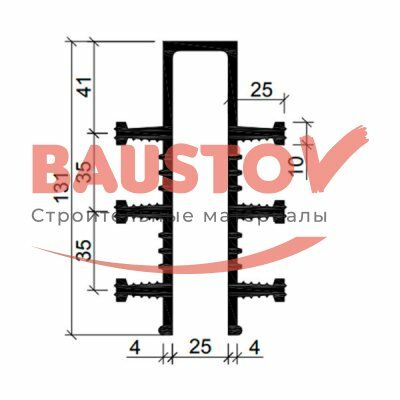 детальное изображения Гидрошпонка Аквастоп ДЗ-130/25-6/25 из EPDM