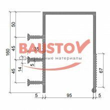 картинка Гидрошпонка Аквастоп ДЗС-160/100-3/35 ПВХ
