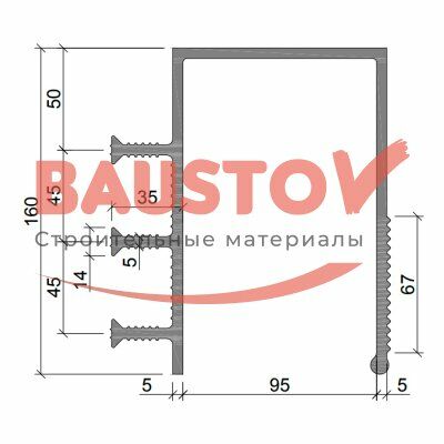 детальное изображения Гидрошпонка Аквастоп ДЗС-160/100-3/35 ПВХ