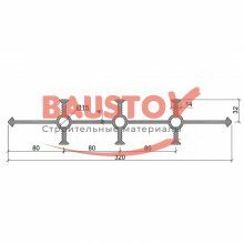 картинка Гидрошпонка Аквастоп УВ-320-6/30 ПВХ