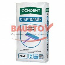 подробно Лёгкая стяжка Основит Стартолайн FC 43 L
