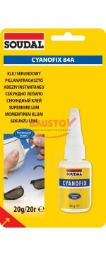 Секундный клей Cyanofix 84A SOUDAL подробно