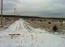 Трассирование и дренаж проезжей части возле пос. Княгинино