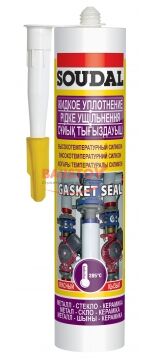 Высокотемпературный силикон GASKET SEAL SOUDAL подробно