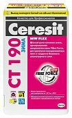 подробно Штукатурно-клеевая смесь для минераловатных плит Ceresit CT 190 Зима