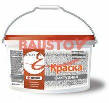 картинка Краска фактурная супербелая для наружных и внутренних работ по бетону